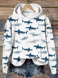 Greta | Weicher und Farbenfroher Kapuzenpullover mit Skandinavischem Muster
