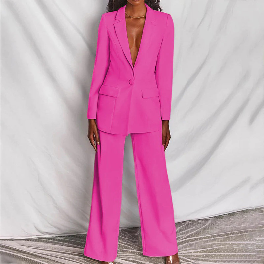 Valeria | Elegantes Damen Blazer und Hosen Set