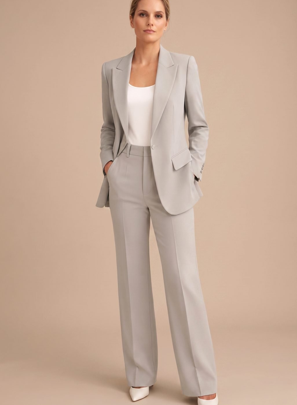 Elisabeth | Schlaghosen-Anzug für Damen mit Blazer