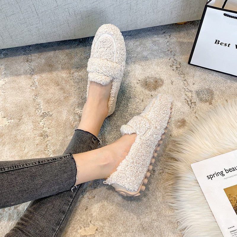 Anna | Plüsch-Hausschuhe für Damen – Weich und Elegant