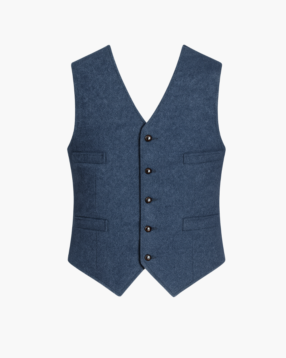 Schlanke Anzugsweste mit Knopfleiste