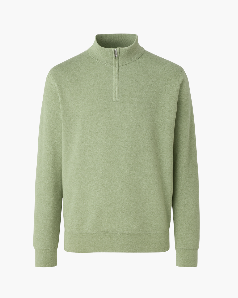 Regular Fit Sweatshirt mit Reißverschluss Half Zip