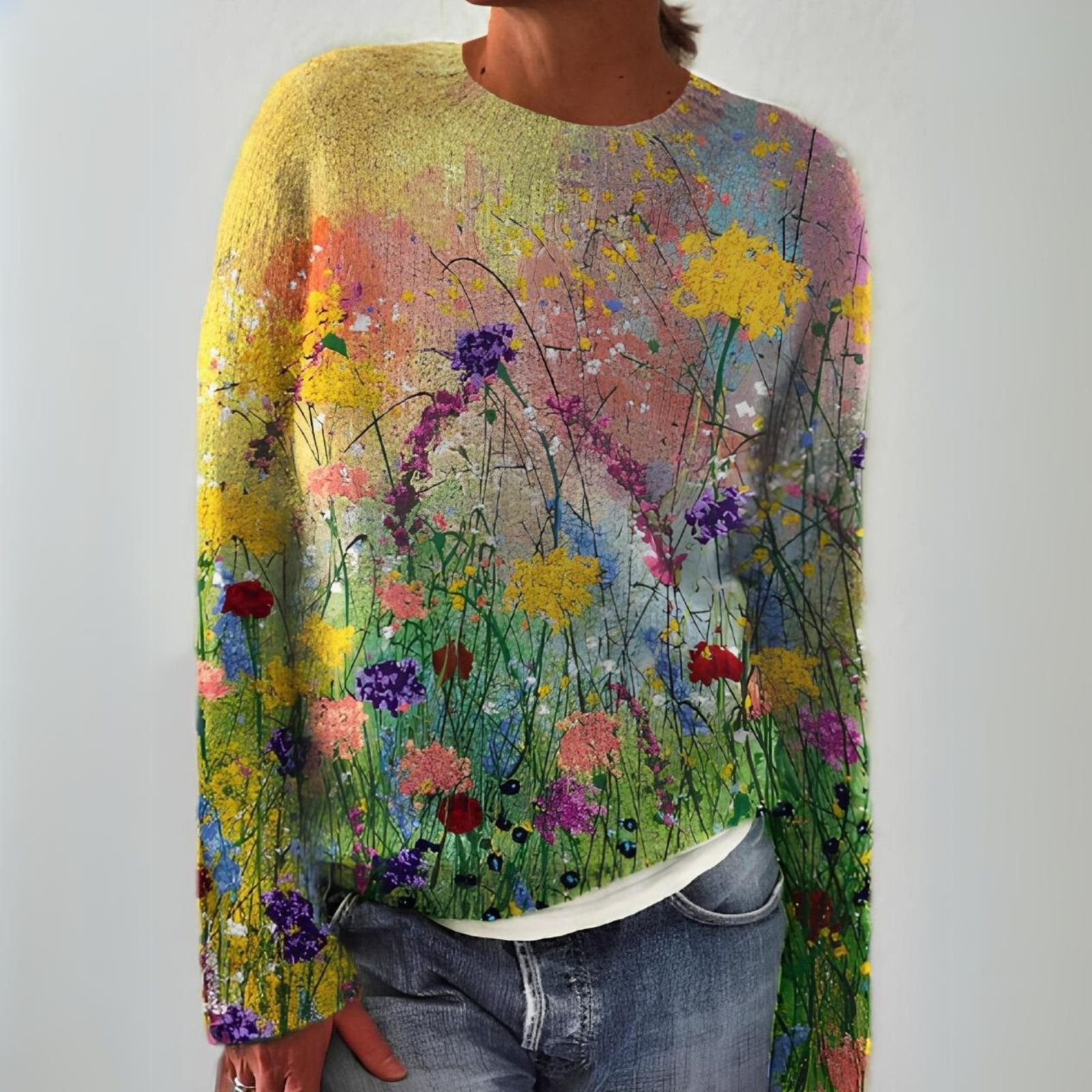 JADE | Floral Pullover – Kuscheliger Stil für jede Jahreszeit