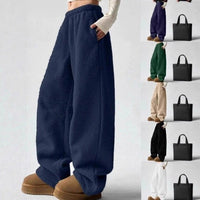 Victoria | Weiche und Bequeme Damen Fleecehose mit weitem Bein