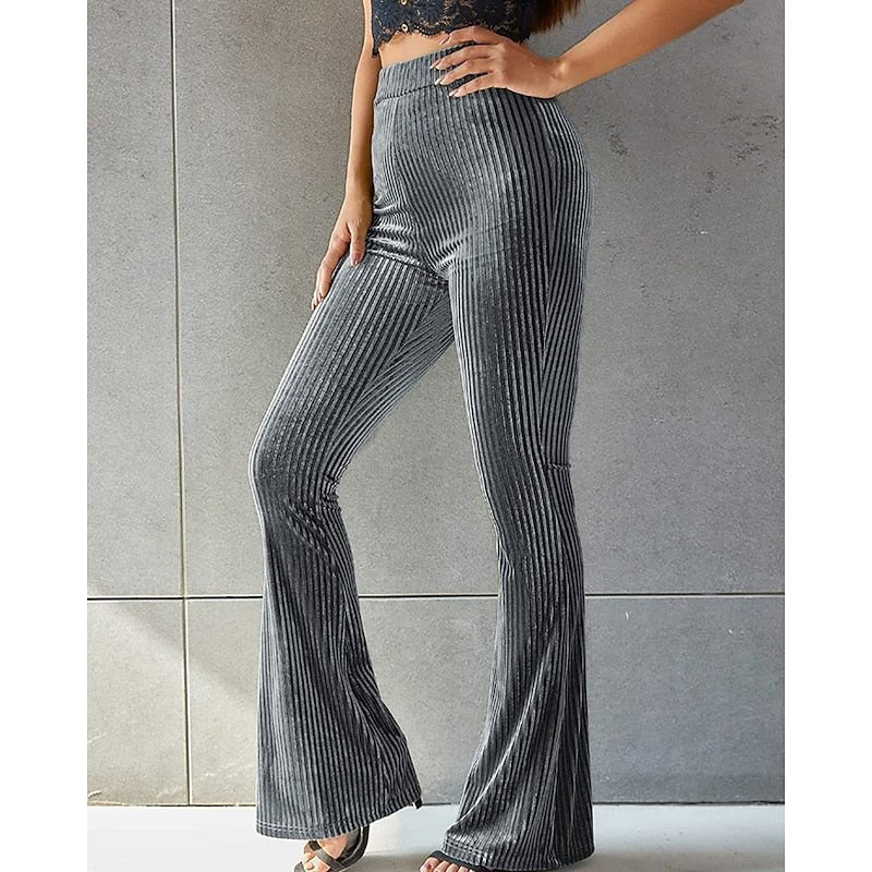 Soleil | High-Waist Flared Pants – Effortlessly Chic Style for Women