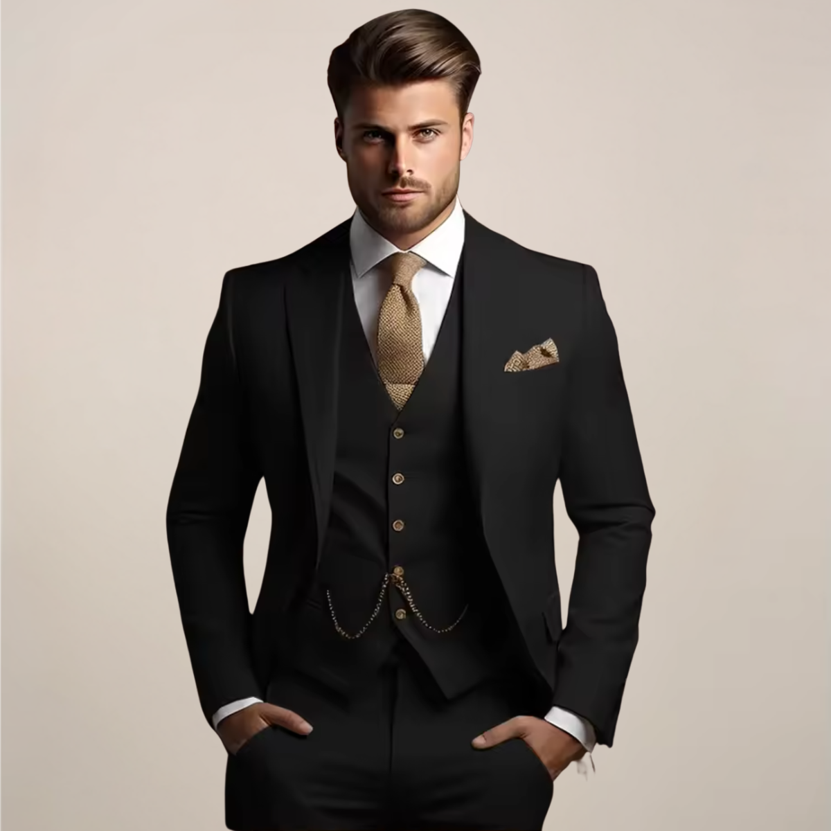 Georg | Spring Formal Three-Piece Suit for Men
