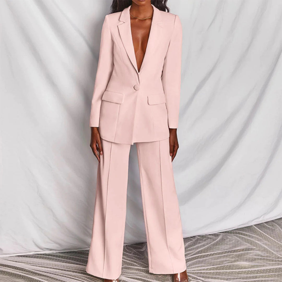 Valeria | Elegantes Damen Blazer und Hosen Set