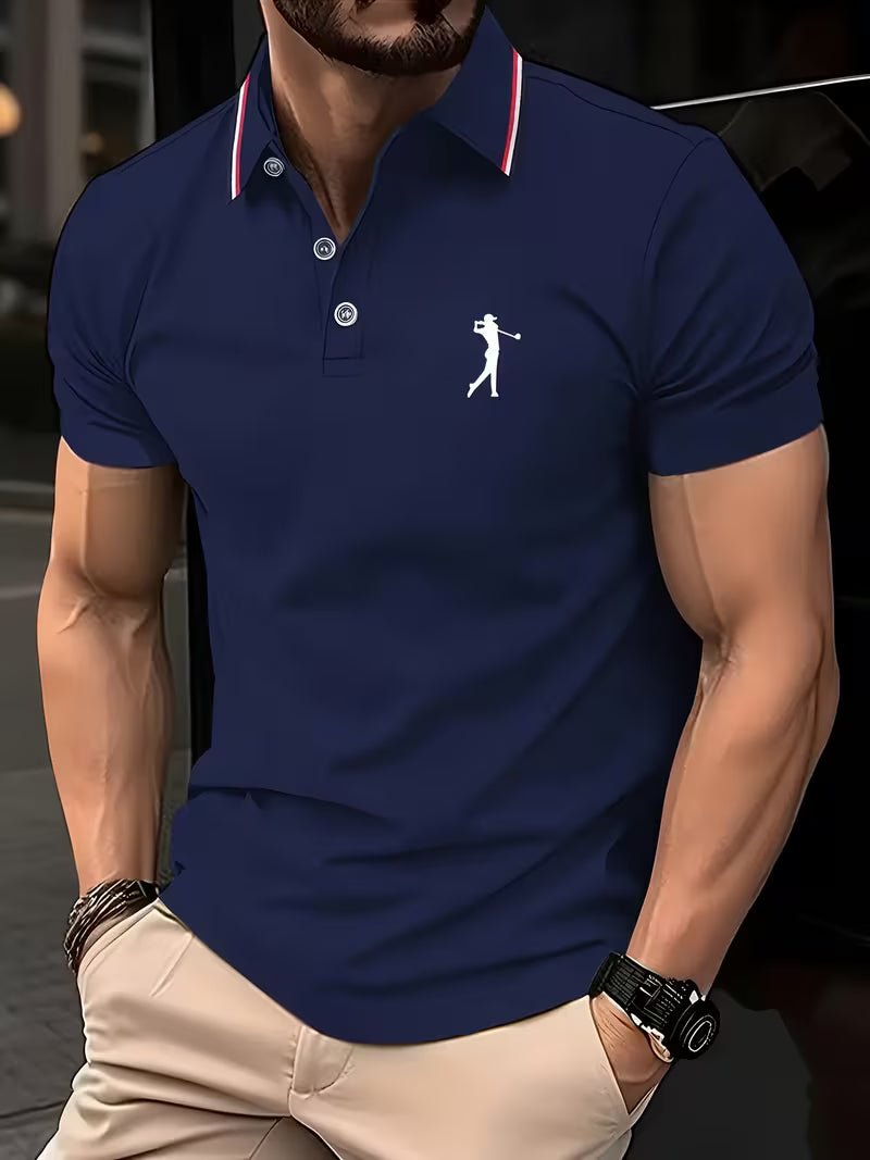Arnold | Golf Polo-Shirt – Kurzarm mit Print für Männer