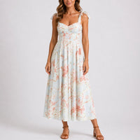 Freya | Romantisches florales Herbst Hochzeits MidiKleid