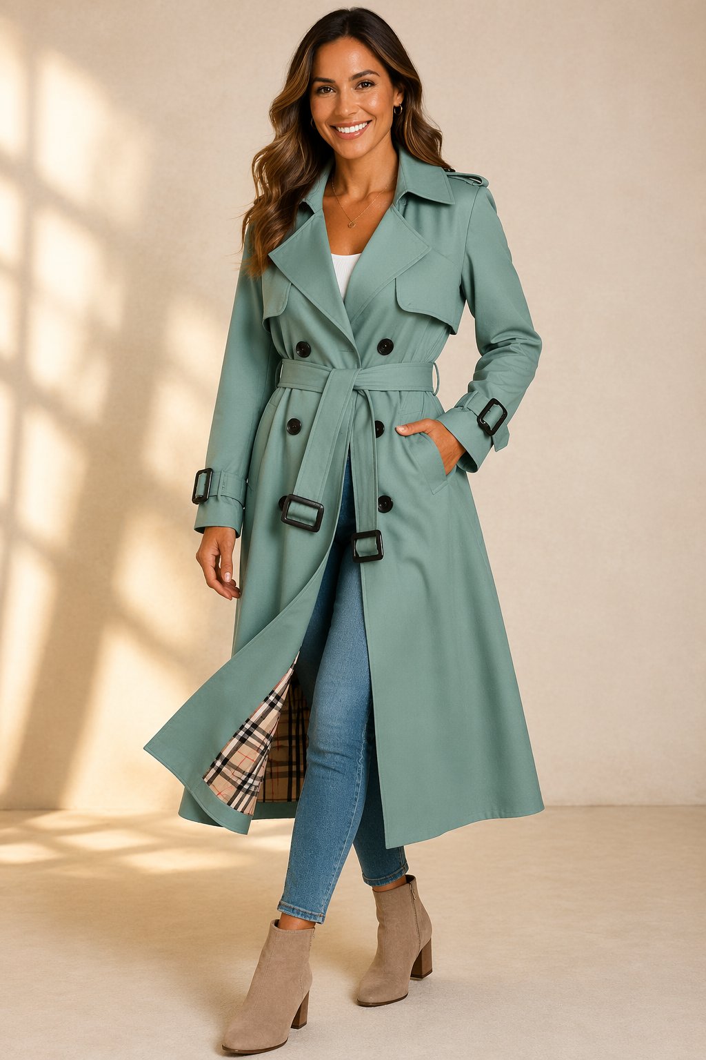Jessika | Stilvoller und moderner Damen Trenchcoat