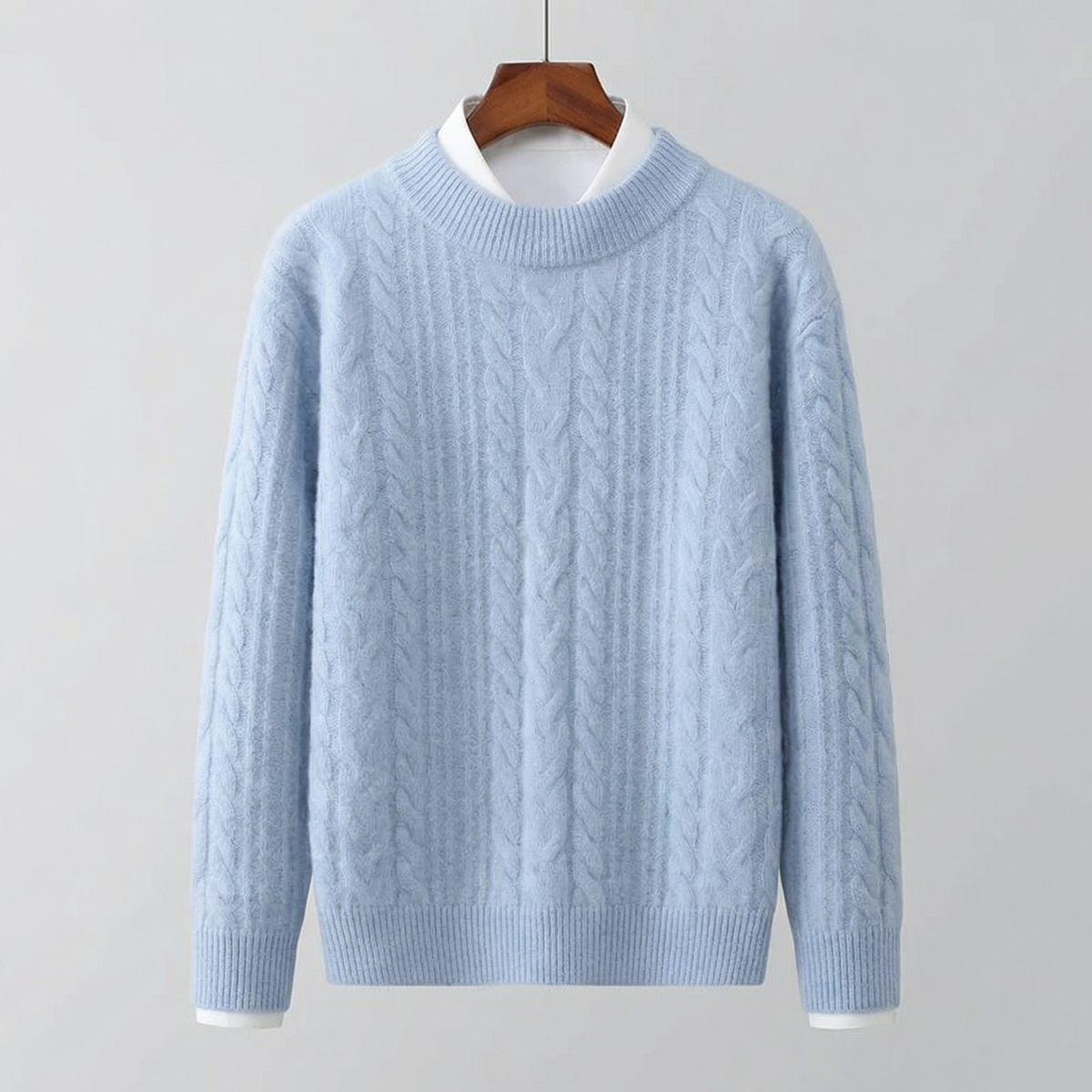 Bennett | Cashmere Sweater – Lichtgewicht met Kabelstructuur