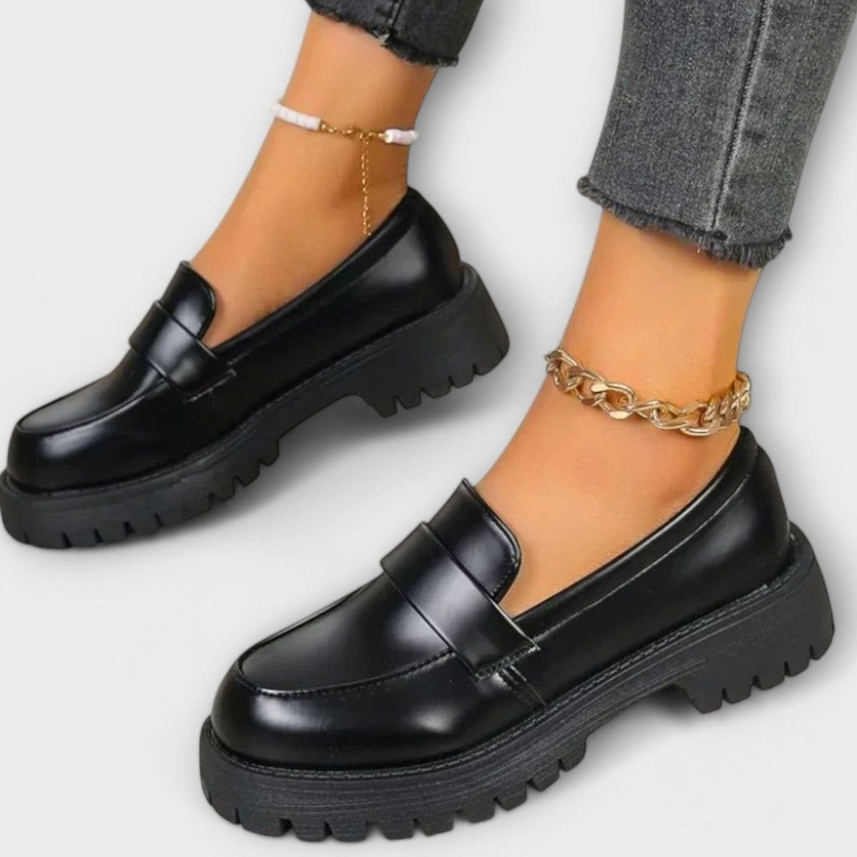 Greta | Plateau-Loafer mit orthopädischer Sohle – Chunky Look für Damen