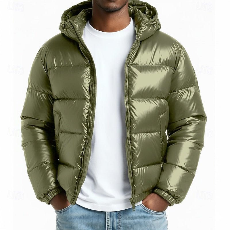 Grady | Quilted Hooded Puffer Jacket – Modern Winter Style für Herren
