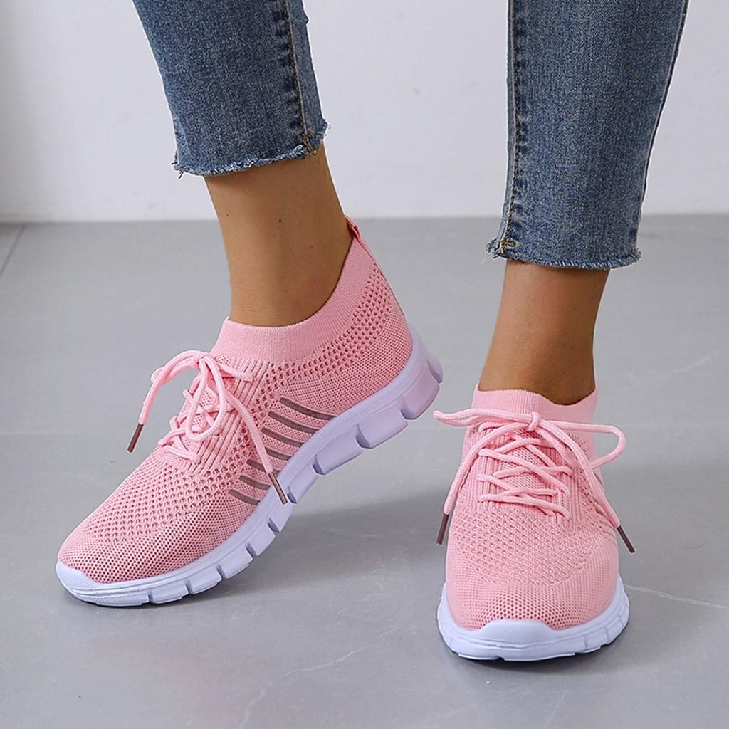 Olivia | Bequeme und stützende Orthopädische Flyknit Sneaker