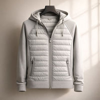 Robert | Moderne und warme Herren Pufferjacke mit Kapuze