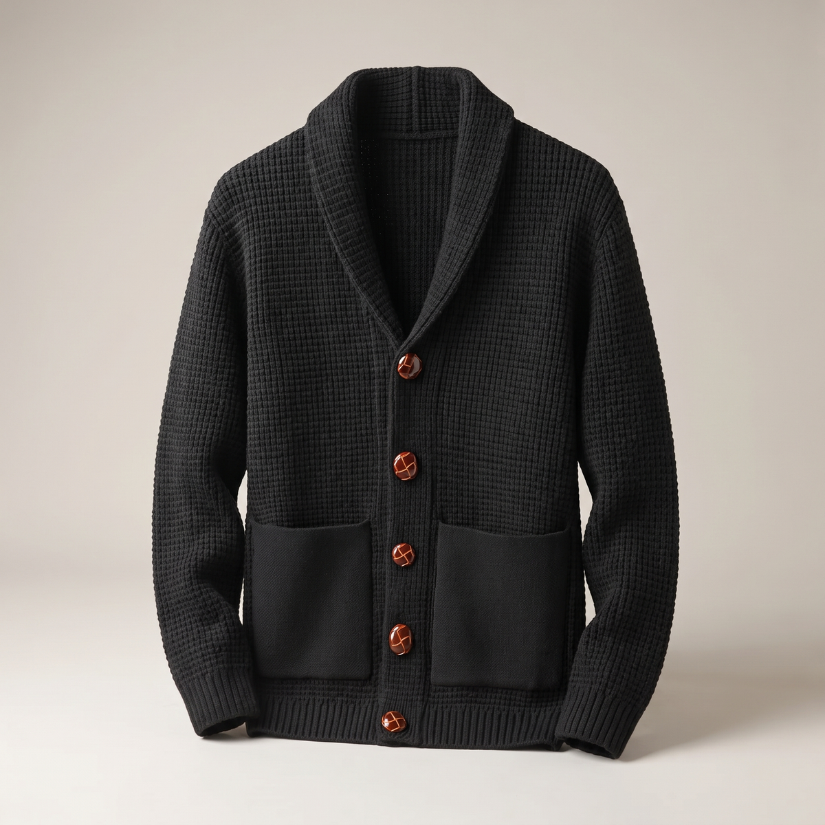 ALEXANDER MATTHEW | Vintage Cardigan mit Volcanic Stone-Buttons