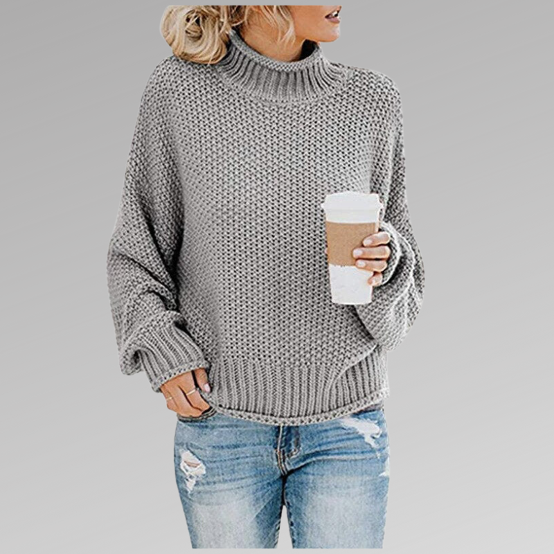Leonie | Bequemer und lässiger Damen Strickpullover