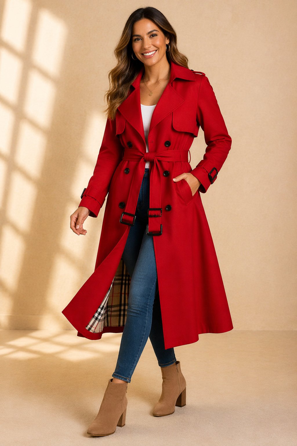 Jessika | Stilvoller und moderner Damen Trenchcoat