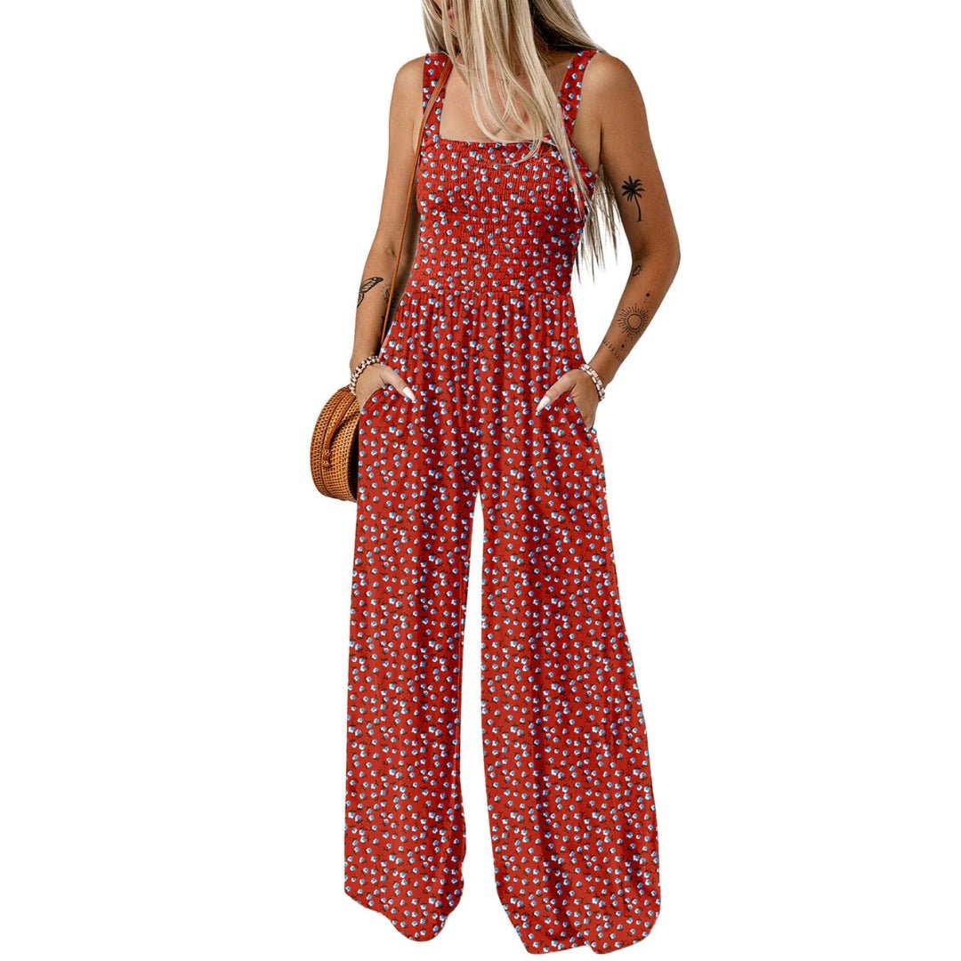 Ursula | Frühlings-Jumpsuit – Elegante Blumenmuster für Damen