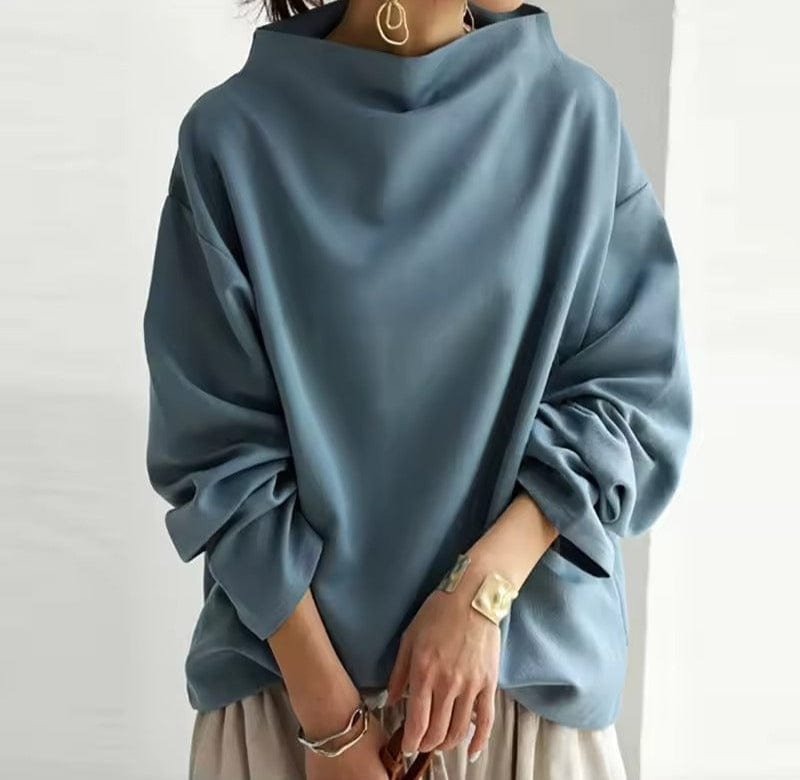 Elly | Hochkragen Stricktop für Damen – Eleganter Casual Style