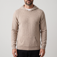 Luca | Luxuriöser und Leichter Herren Merinowolle Kapuzenpullover