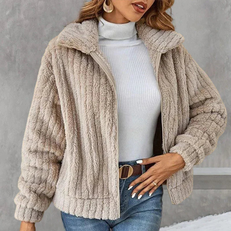 Sandra | Stilvolle und bequeme kurze Stric Strickjacke