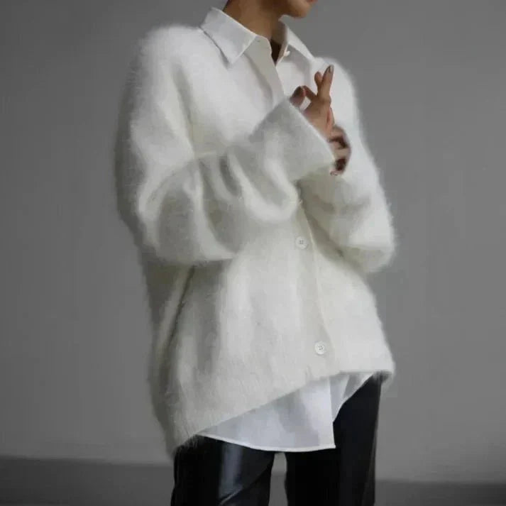 Clara | Weicher Und Eleganter V-Ausschnitt Strickjacke