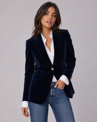 Amelia | Luxuriöser und Komfortabel Damen Samt Blazer