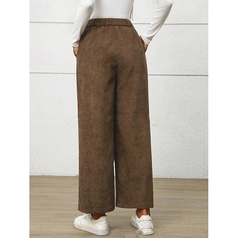 Simone | Wide-Leg Pants – High-Waist Style for Everyday Comfort