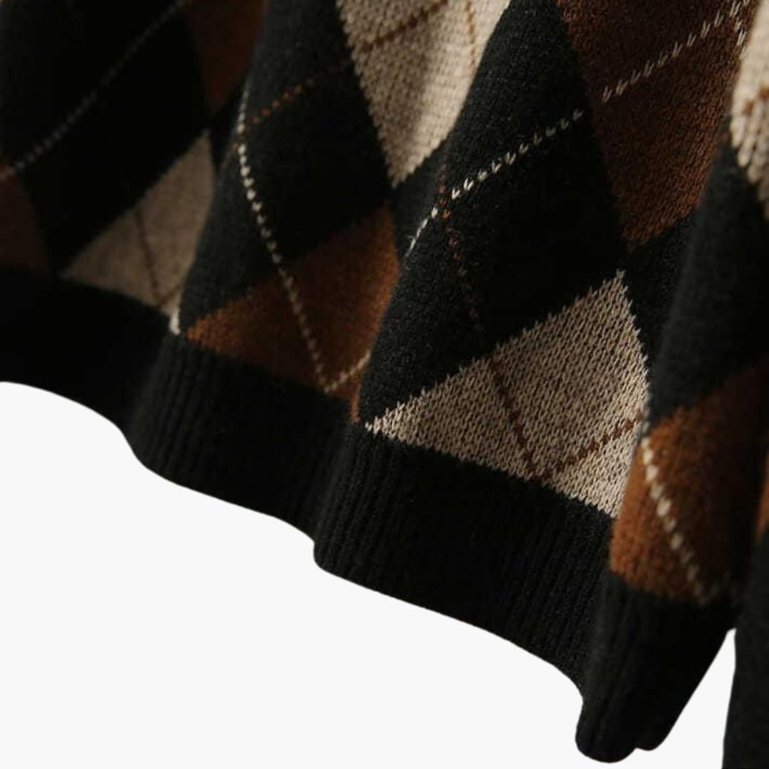 Nexa | Knit Sweater – Relaxed Fit with Retro Stripes for Women