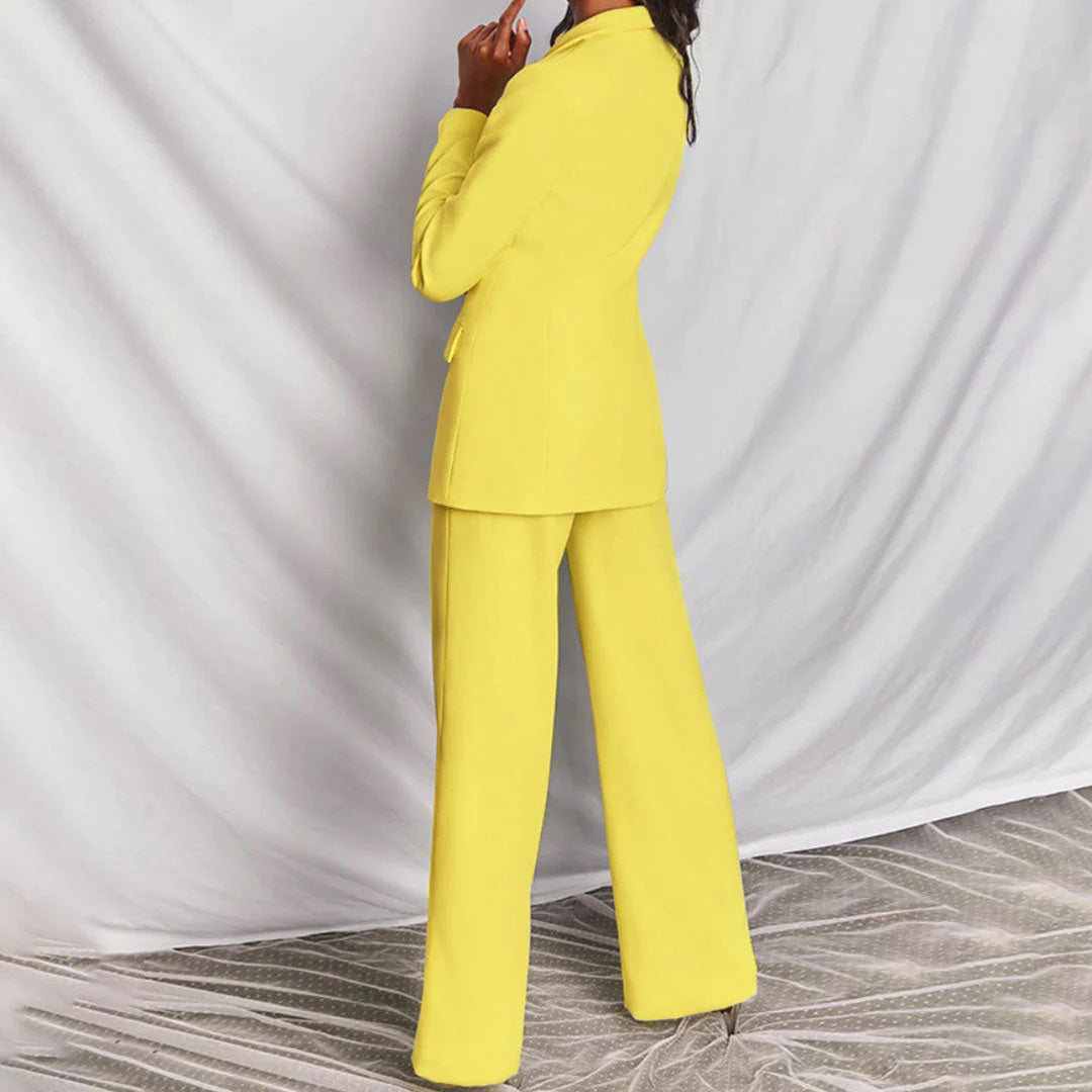 Valeria | Elegantes Damen Blazer und Hosen Set