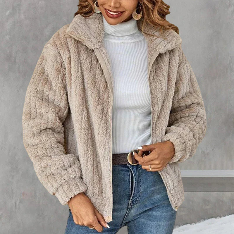 Sandra | Stilvolle und bequeme kurze Stric Strickjacke
