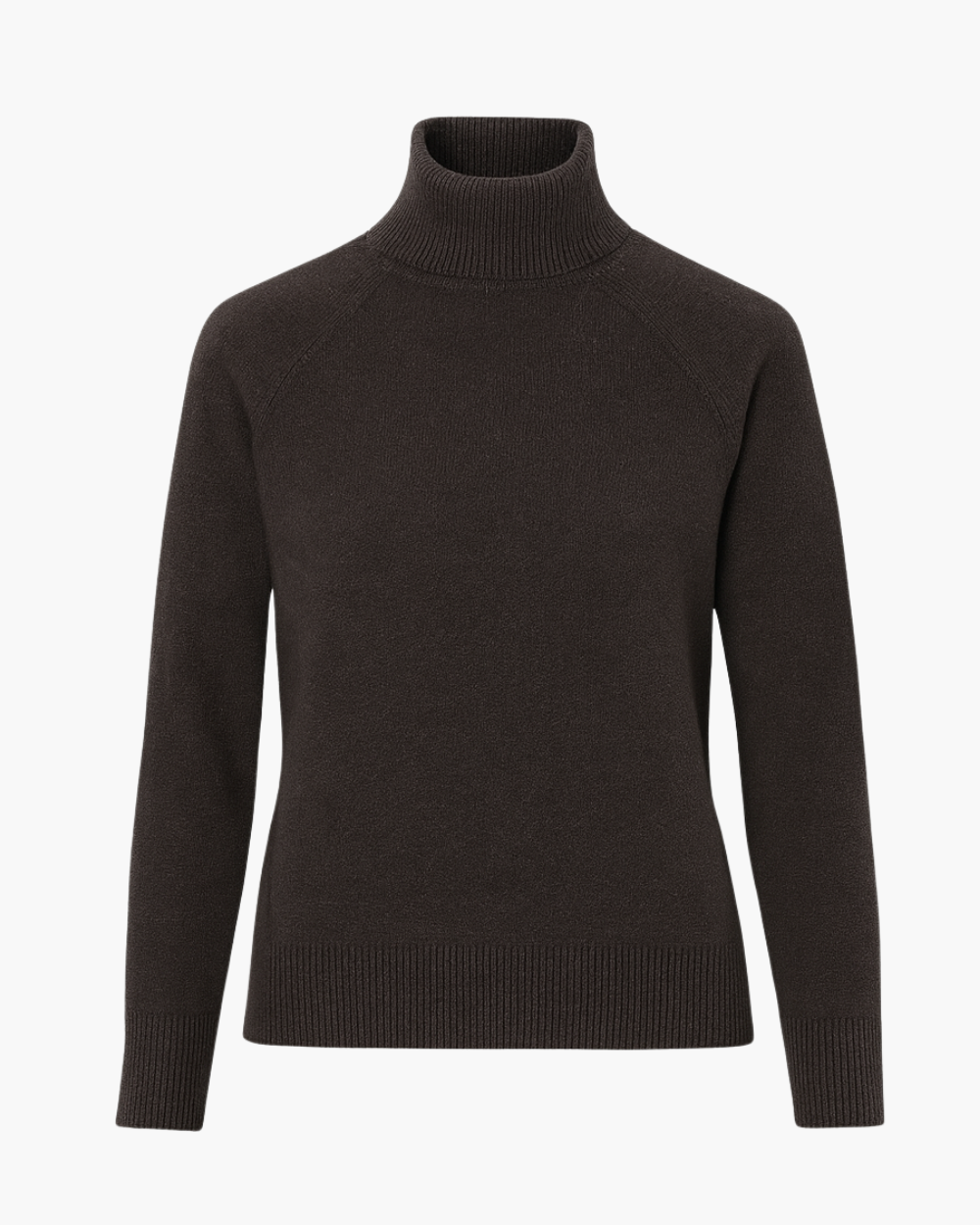 Feinstrick Rollkragenpullover mit Raglanärmeln