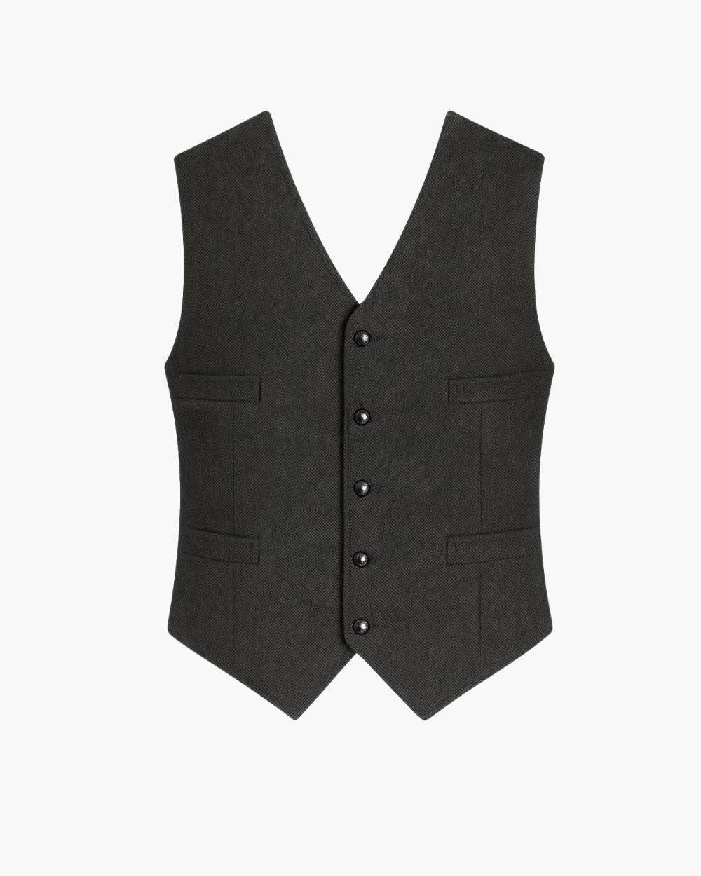 Schlanke Anzugsweste mit Knopfleiste