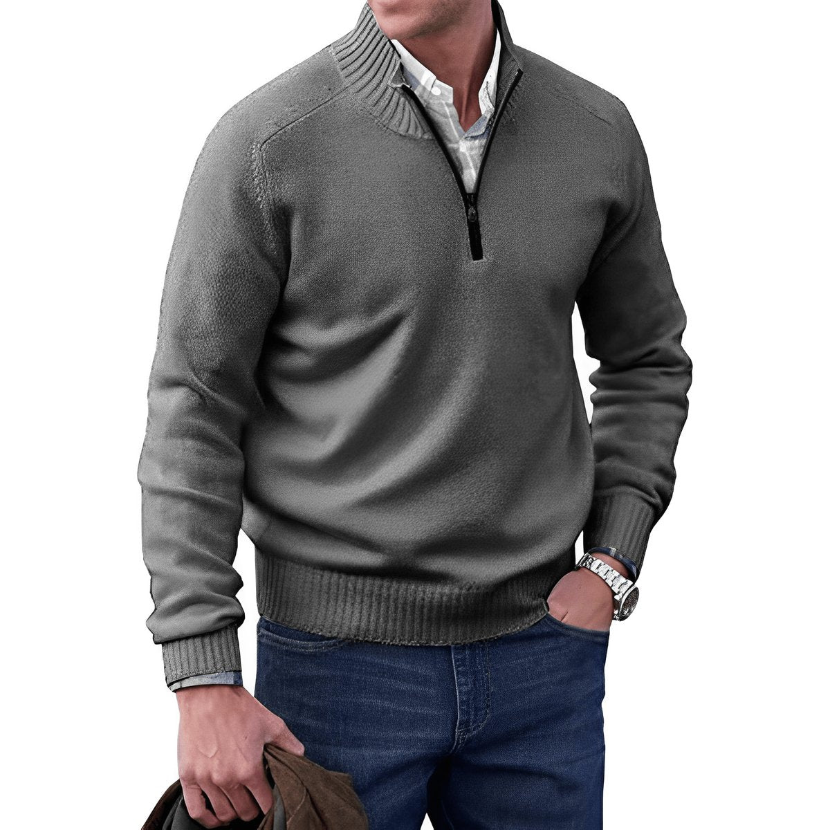 Jonas | Bequemer und stilvoller Herren Strickpullover