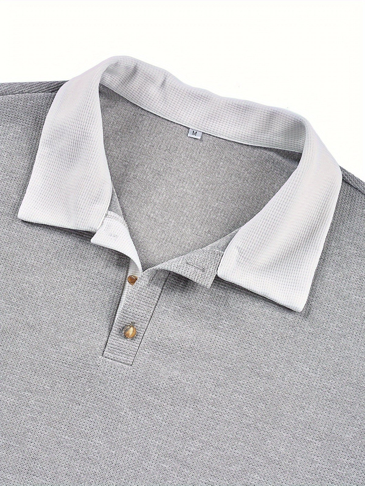 Gareth | Langärmliges Polo-Shirt – Texturiert und Bequem