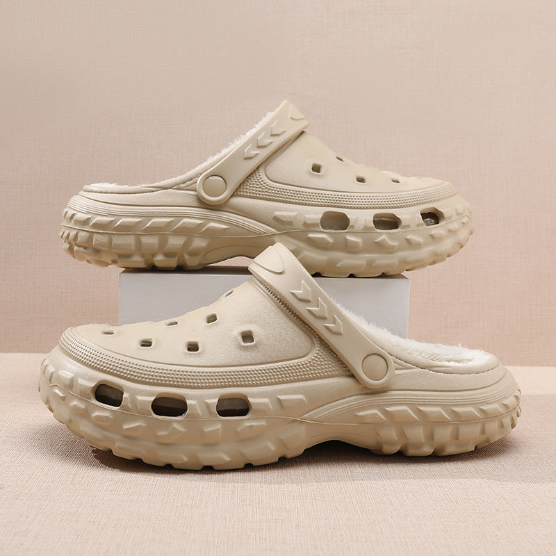 Dominik | Warme Und Gefütterte Herren Fleece Clogs