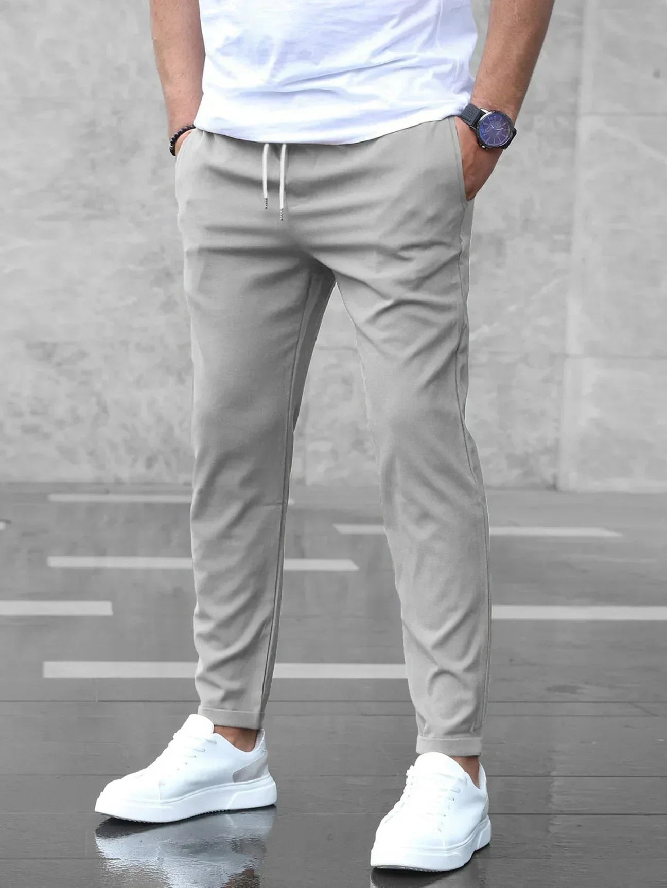 Liam | Stretch Pants – Bequemer Fit für Vielseitigen Stil