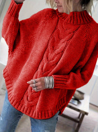 Nora | Kuscheliger und Eleganter Strickpullover mit Rollkragen
