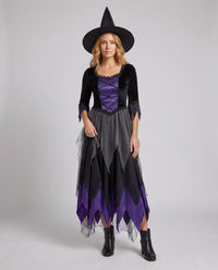 Alina | Verführerisches und Mystisches Damen Halloween Hexenkostüm