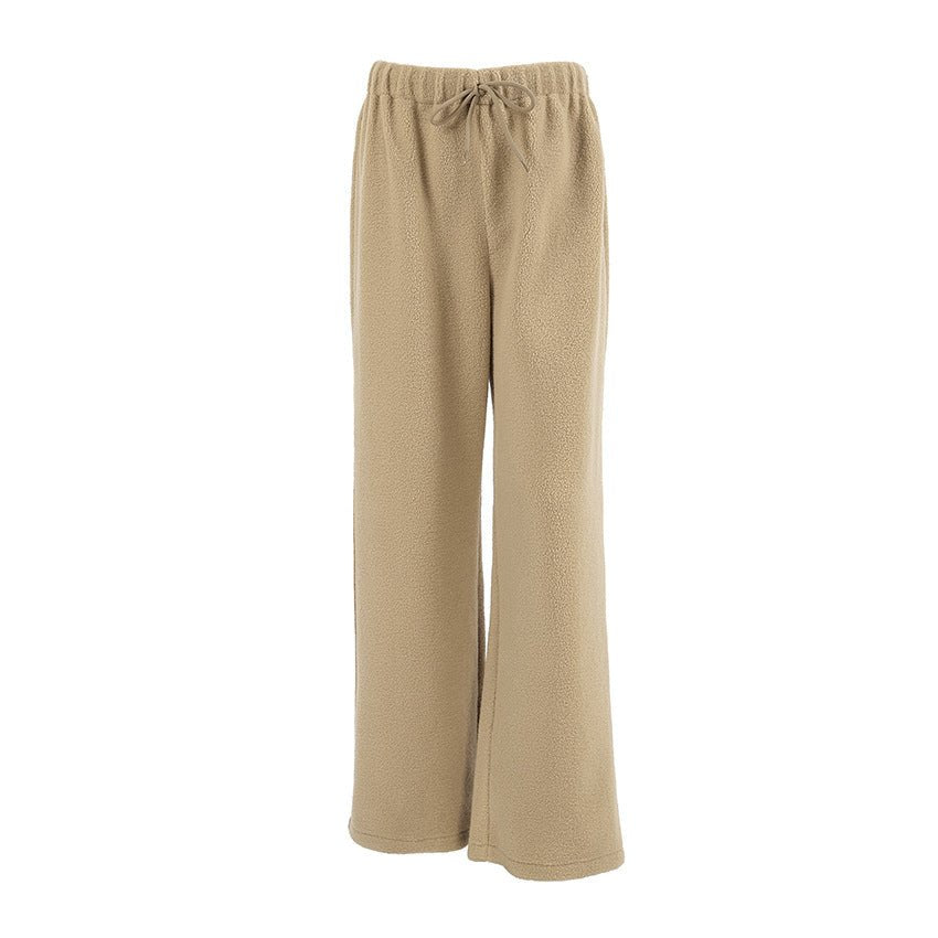 WW | Wide-Leg Fleece Pants for Women – Comfortable Relaxed Fit