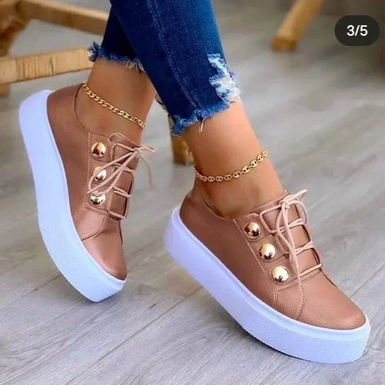 Emma | Schicke und stützende Orthopädische Plateau-Sneaker