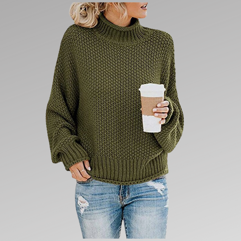 Leonie | Bequemer und lässiger Damen Strickpullover