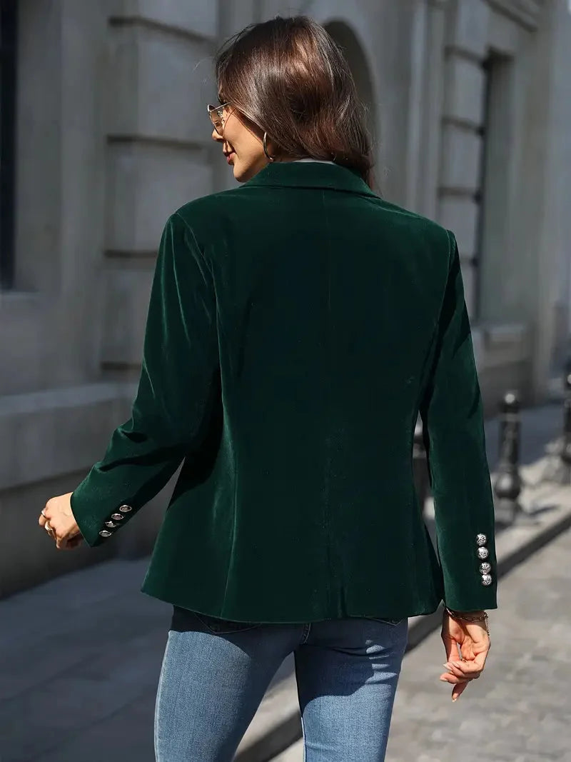 Emma | Edler und Luxuriöser Samt Blazer