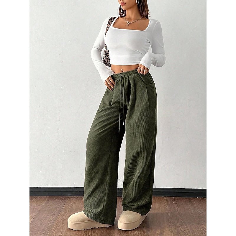 Georgina | Wide-Leg Pants – Relaxed Style for Everyday Wear