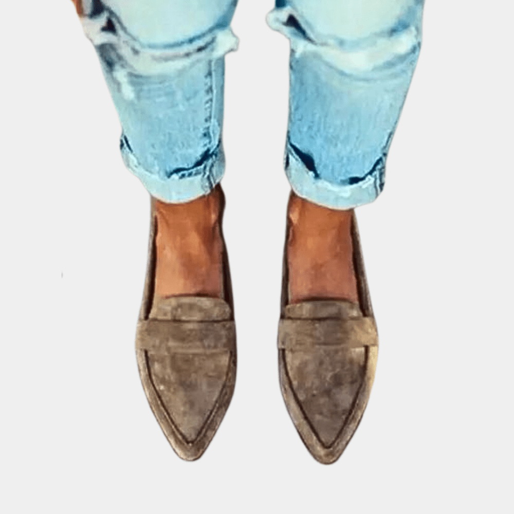 Sophia | Elegante and Zeitlose Damen Leder Loafer