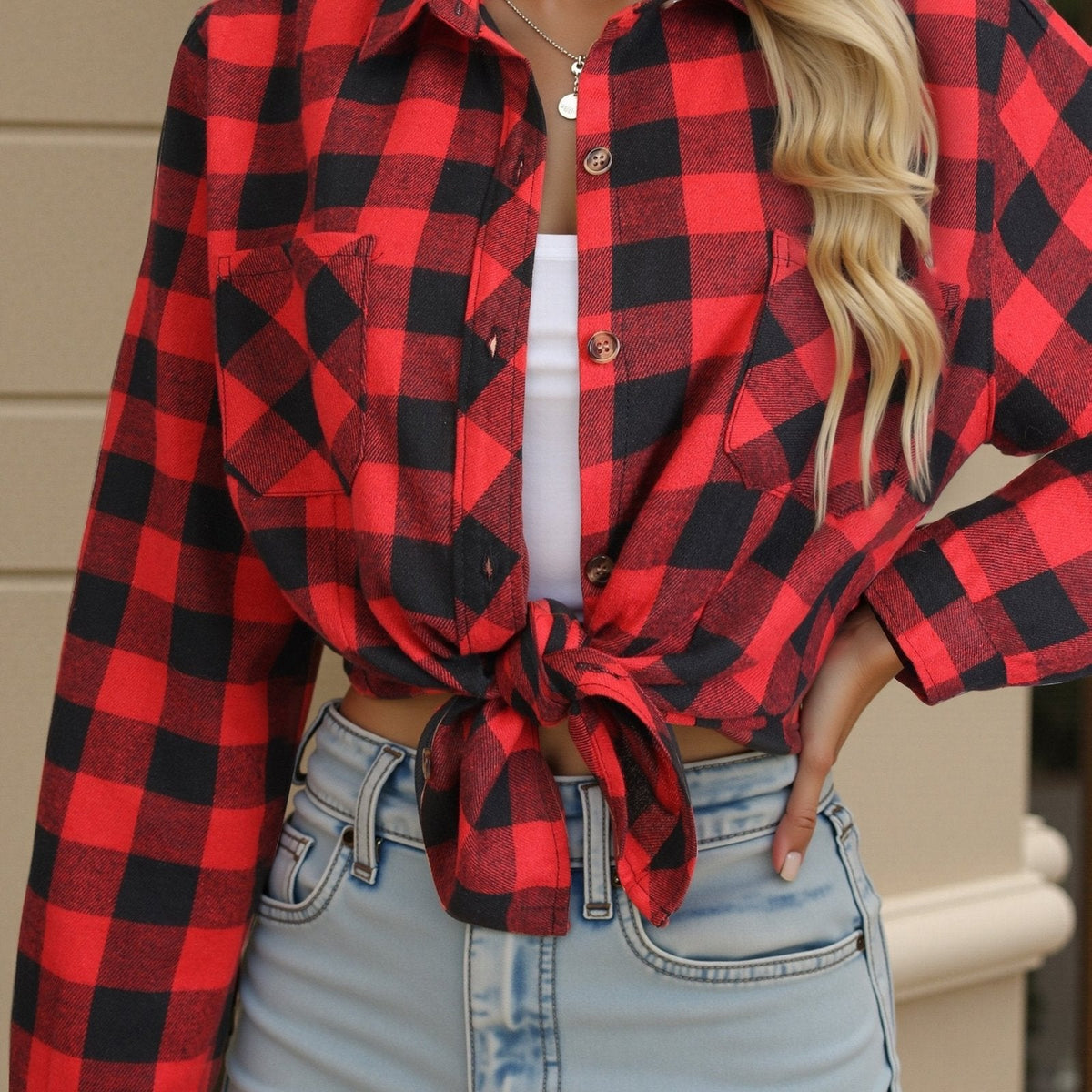 Everly | Buffalo Check Shirt – Cozy and Timeless Style for Women