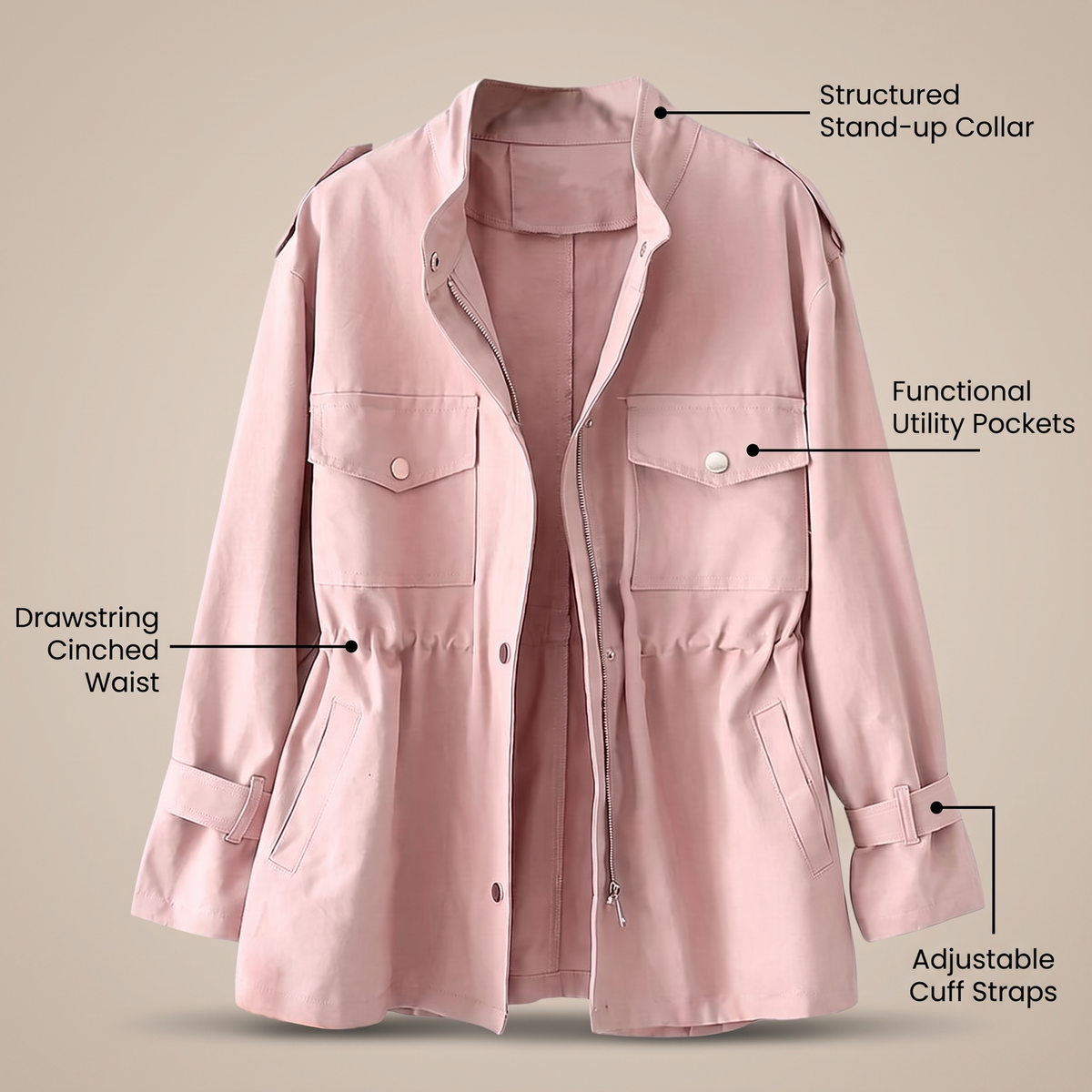 Amelie | Überrock – Elegante und zeitlose Passform für Damen