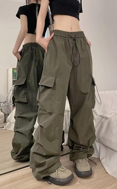 Katrin | Trendige Weitbein Cargohose für Damen
