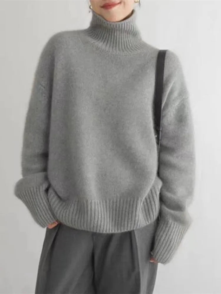 Isabella | Rollkragenpullover – Luxuriöser Stil für Frauen